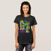 67 Six Seven Mardi Gras Carnival New Orleans Fleur Tシャツ (正面フル)