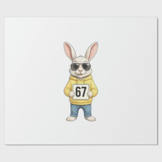 67 Six Seven Meme 6 7 Funny Easter Day for Boys Me ラッピングペーパー (フラット)