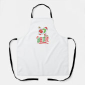 67 Six Seven Meme Christmas Holiday  エプロン (正面)