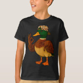 67 Six Seven Meme Mallard Duck Hunting Season Boy  Tシャツ (正面)