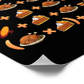 67 Six Seven Meme Math Thanksgiving Equation Logic ポスター (角)