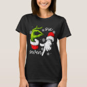 67 Six Seven Meme Santa Hand Christmas Funny Gen A Tシャツ (正面)