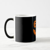 67 Six Seven Pumpkin Face Halloween Mug モーフィングマグカップ (左)