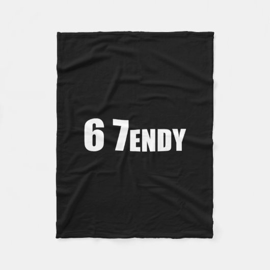 67 Six Seven Sendy 6 7endy Let's Get Sendy 67 Meme フリースブランケット (正面)