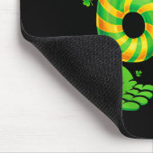 67 Six Seven Shamrock Funny St Patrick’s Day Kids  マウスパッド (コーナー)