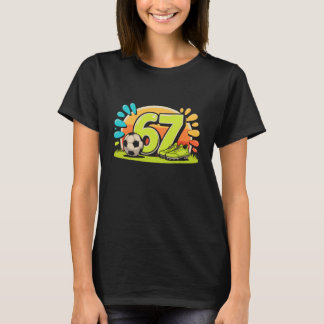 67 Six Seven Soccer Football Meme Boys Men Women Tシャツ
