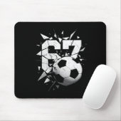 67 Six Seven Soccer Gen Alpha Brainrot Meme マウスパッド (マウス)