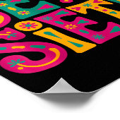 67 Six Seven Spanieacher Bilingual Seis Siete Chri ポスター (角)