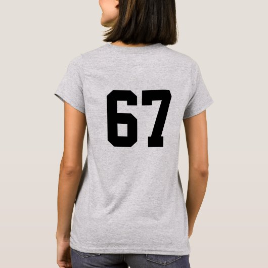 67 Six Seven Tシャツ (裏面)