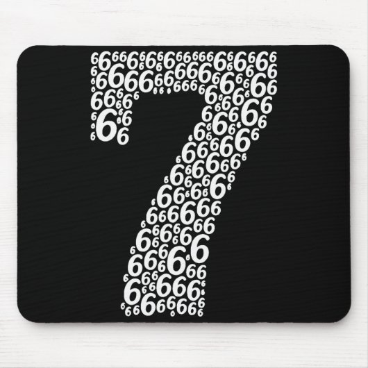 67 Sixty Seven ハロウィンコスチューム おもしろい メメ マウスパッド (正面)