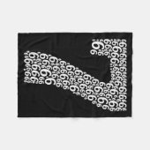 67 Sixty Seven Halloween Costume Design Funny 6 7  フリースブランケット (正面(横))