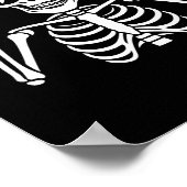 67 Skeleton Funny Six Seven Gen Alpha Halloween Me ポスター (角)