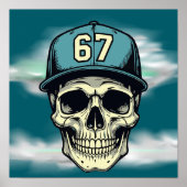 67 Skull ポスター (正面)