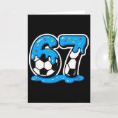 67 Soccer Ice Cream Drip Brain Rot Meme  カード (正面)