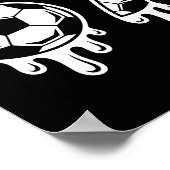 67 Soccer Ice Cream Drip Gen Alpha Six Seven Meme  ポスター (角)