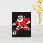 67 Soccer Santa Six Seven Meme Christmas Srt Men B カード (黄色い花)