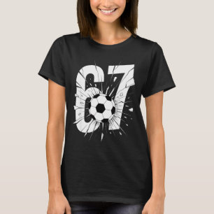 67 Soccer Six Seven 6 7 ミーム 67 Tシャツ