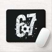67 Soccer Six Seven 6 7 Meme 67 _2  マウスパッド (マウス)