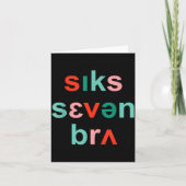 67 Speech Therapy Meme Funny Six Seven Bruh Slp Ch カード (正面)