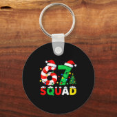 67 Squad クリスマス キャンディケーン 67 メメ Xmas キーホルダー (正面)