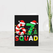 67 Squad Christmas Candy Cane Six Seven Meme Xmas カード (正面)