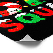 67 Squad Christmas Candy Cane Six Seven Meme Xmas  ポスター (角)