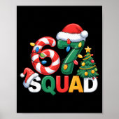 67 Squad Squad Teacher Christmas Design Funny 67  ポスター (正面)