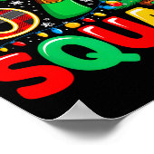 67 Squad Teacher Christmas Funny Holiday Clroom Cr ポスター (角)