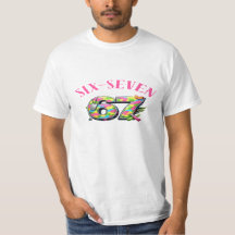 67 Style Neon Tee – Fun & Bold Number Shi
