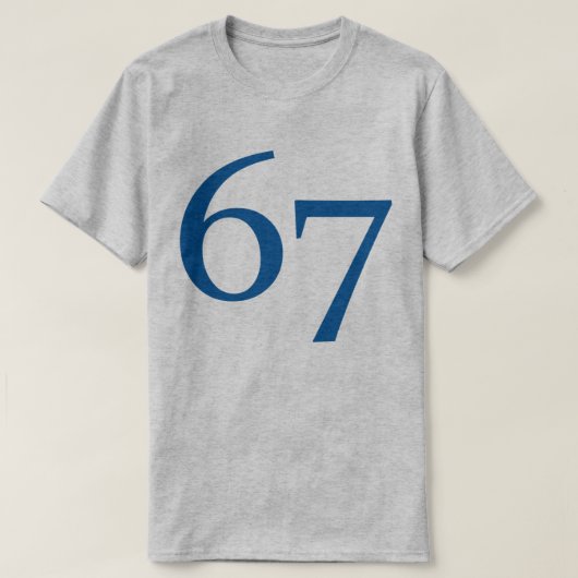 67 Tシャツ (デザイン正面)