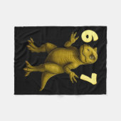 67 T-rex Hands Motion Dinosaur Meme For Kids Teens フリースブランケット (正面(横))