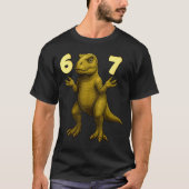 67 T-rex Hands Motion Dinosaur Meme For Kids Teens Tシャツ (正面)