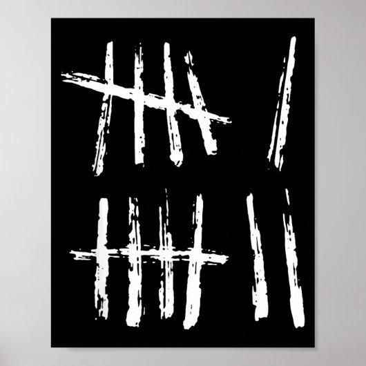 67 tally マーク Tシャツ おもしろい six seven 67 Meme 6 7 ヌー ポスター (正面)