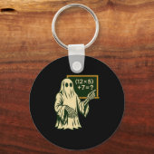 67 Teacher Halloween Ghost Six Seven Meme Brainrot キーホルダー (正面)