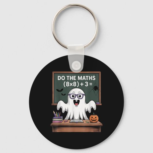 67 Teacher Halloween Ghost Six Seven Meme Do The M キーホルダー (正面)