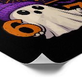 67 Teacher Halloween Ghost Six Seven Meme Math Equ ポスター (角)