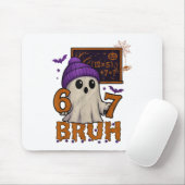 67 Teacher Halloween Ghost Six Seven Meme Math Equ マウスパッド (マウス)