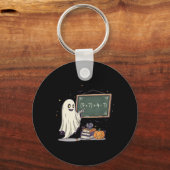 67 Teacher Halloween Ghost Six Seven Meme Math Jok キーホルダー (正面)