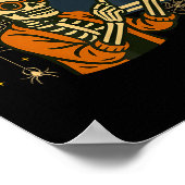 67 Teacher Halloween Skeleton Six Seven Meme Math  ポスター (角)