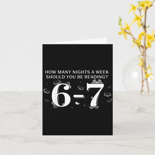 67 Teacher How Many Nights A Week Should You Be Re カード (黄色い花)