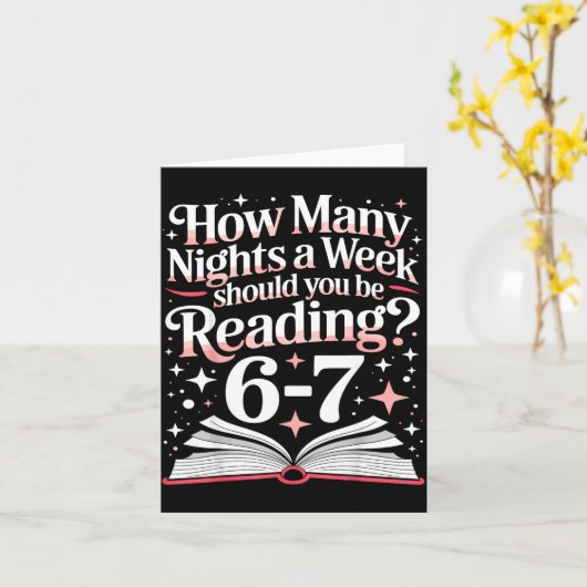 67 Teacher How Many Nights A Week Should You Be Re カード (黄色い花)