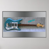 '67 Teisco Guitar Print ポスター (正面)