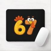 67 Thanksgiving Funny Six Seven Meme For Men Women マウスパッド (マウス)
