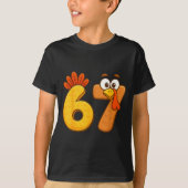 67 Thanksgiving Funny Six Seven Meme For Men Women Tシャツ (正面)