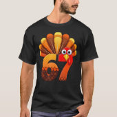 67 Thanksgiving Funny Turkey Costume Six Seven Mem Tシャツ (正面)