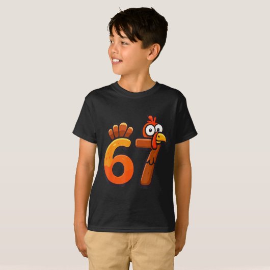 67 Thanksgiving Funny Turkey Thanksgiving 67 Turke Tシャツ (正面フル)