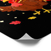 67 Thanksgiving Turkey Meme Six Seven 6 7  ポスター (角)