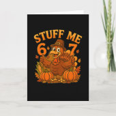 67 Thanksgiving Turkey Stuffing カード (正面)