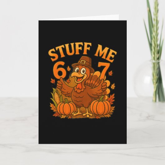 67 Thanksgiving Turkey Stuffing カード (正面)