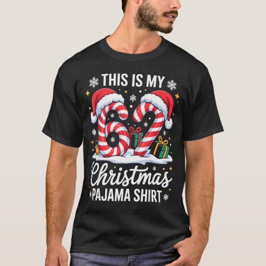 67 This Is My Christmas Pajama Shirt 6 7 Meme 67 C Tシャツ (正面)